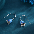 Sterling Silver Bluebell Drop Earrings