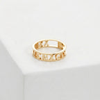 Custom Roman Numerals Ring