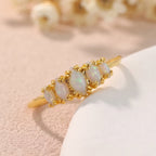 Marquise Opal Ring Gold