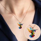 Beautiful Hummingbird Necklace With Bonus Earrings – Offer