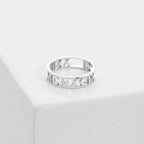 Custom Roman Numerals Ring