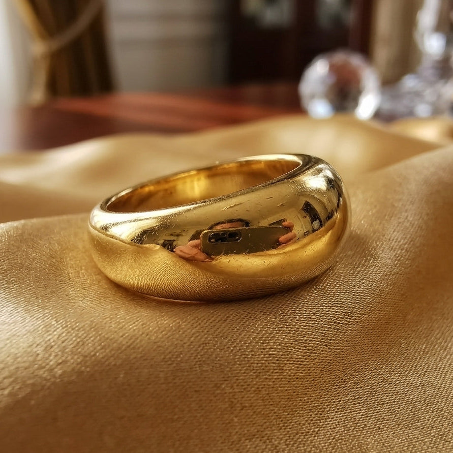 Dome Minimalist Ring
