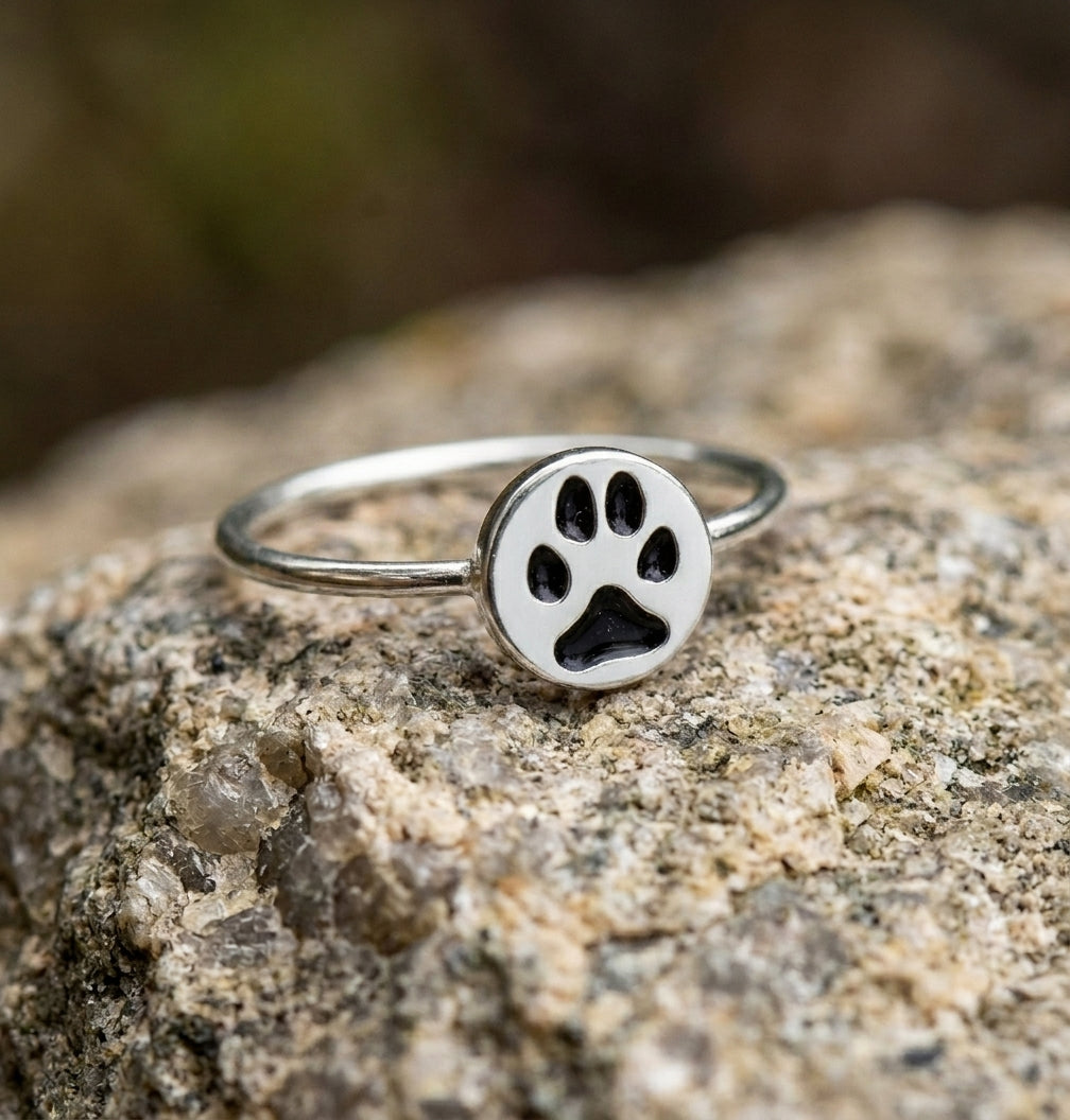 Custom Paw Print Ring