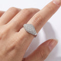 Pave Diamond Signet Ring