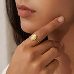 Star Signet Ring Custom Zodiac