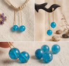Birthstone Crystal Drop Earrings