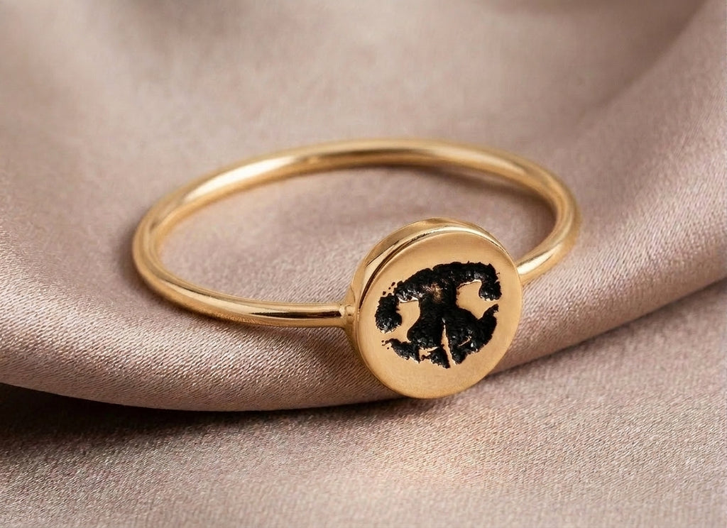 Custom Paw Print Ring
