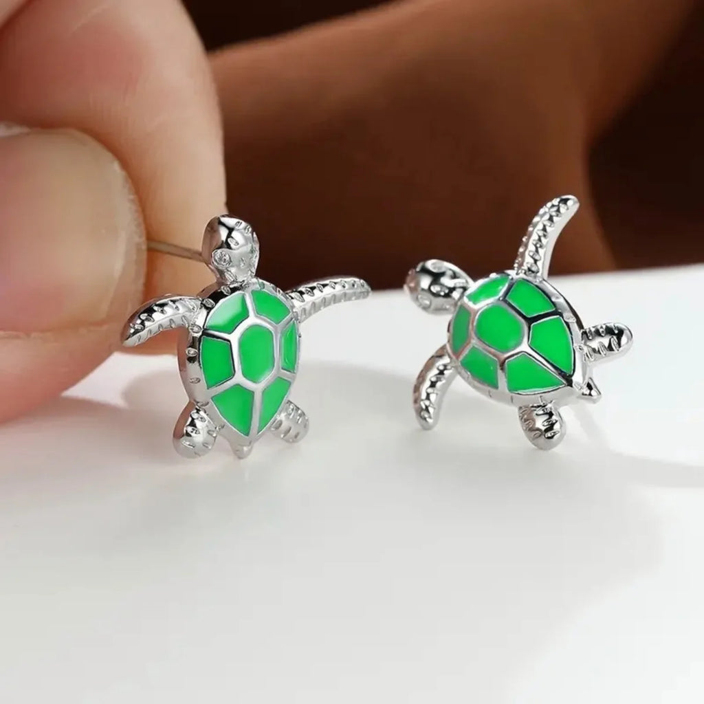 Sea Turtle Stud Earrings