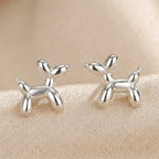 Balloon Dog Stud Earrings