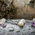 Bright Dangling Pearl Earrings