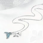 Whale Tail Pearl Ocean Necklace