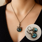 Beautiful Vintage Dragonfly Necklace With Bonus Earrings – Offer