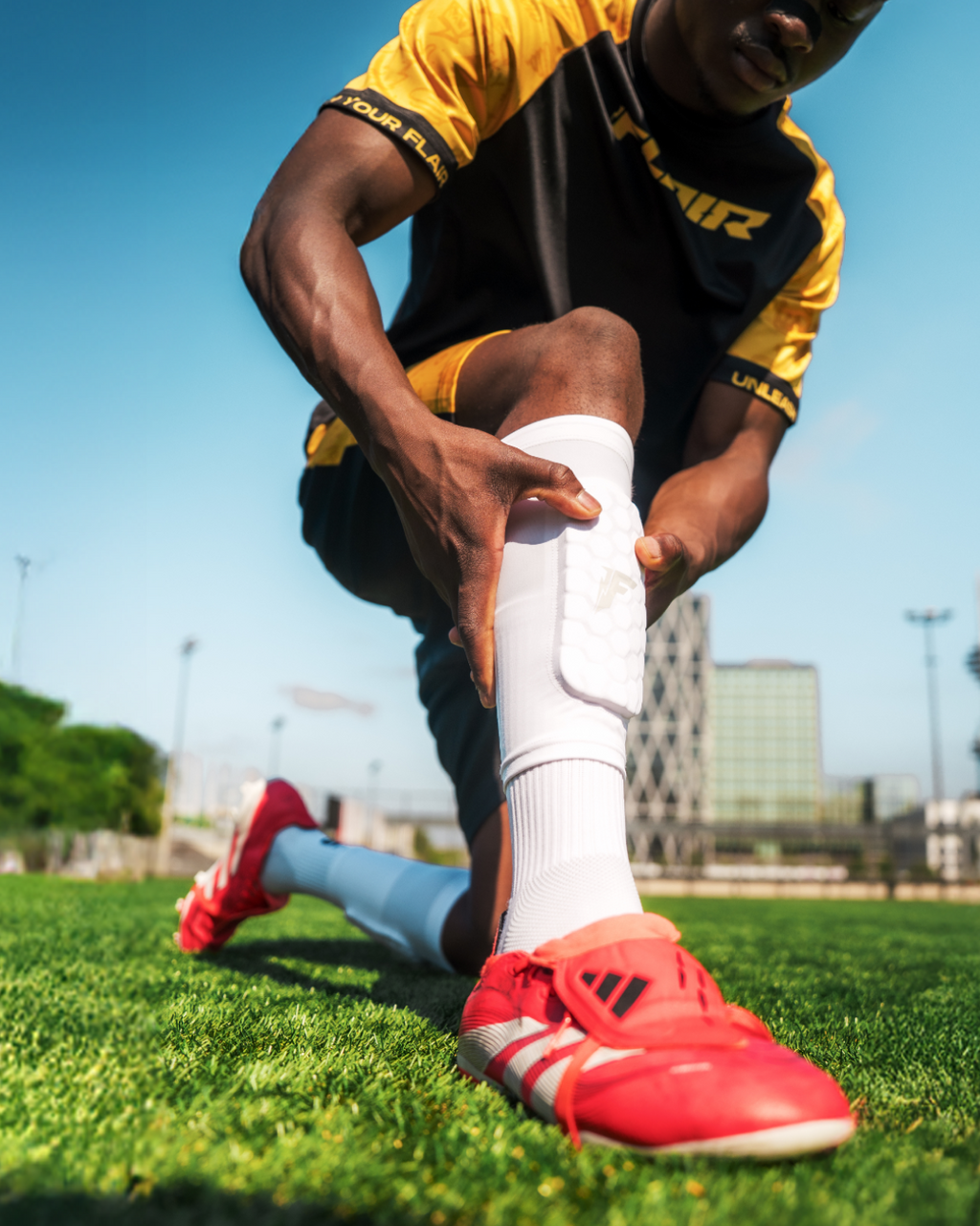 Built-In Shin Pads