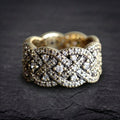 Vintage Braided Zirconia Ring