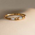 Opal Marquise Ring Gold