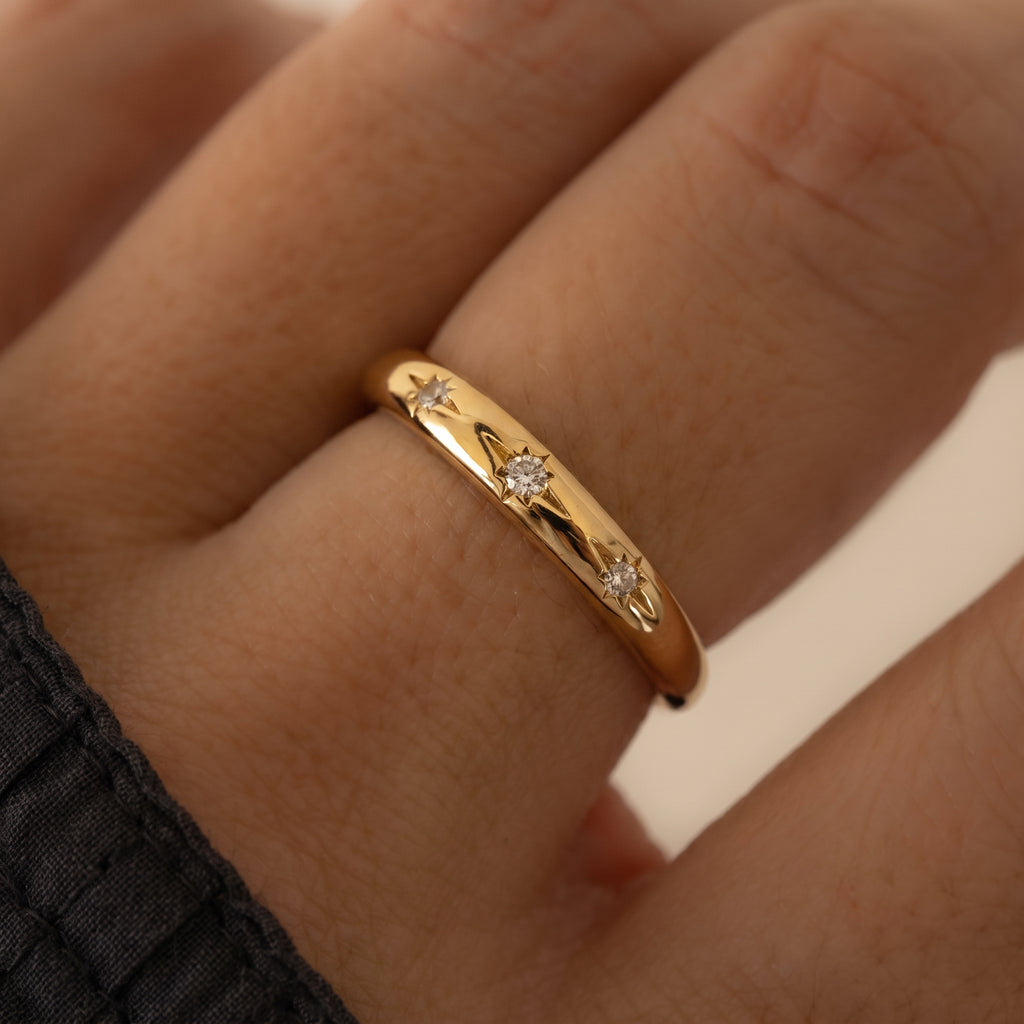 Starburst Diamond Ring