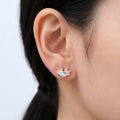Axolotl Stud Earrings in Sterling Silver