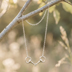 Snaffle Bit Horse Necklace