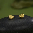 Sterling Silver Ammonite Studs