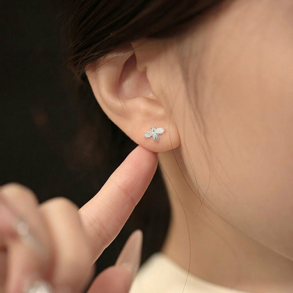 Honey Bee Stud Earrings