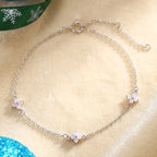 CZ Hydrangea Flower Bracelet