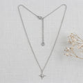 North Star Pendant Necklace Blue Opal
