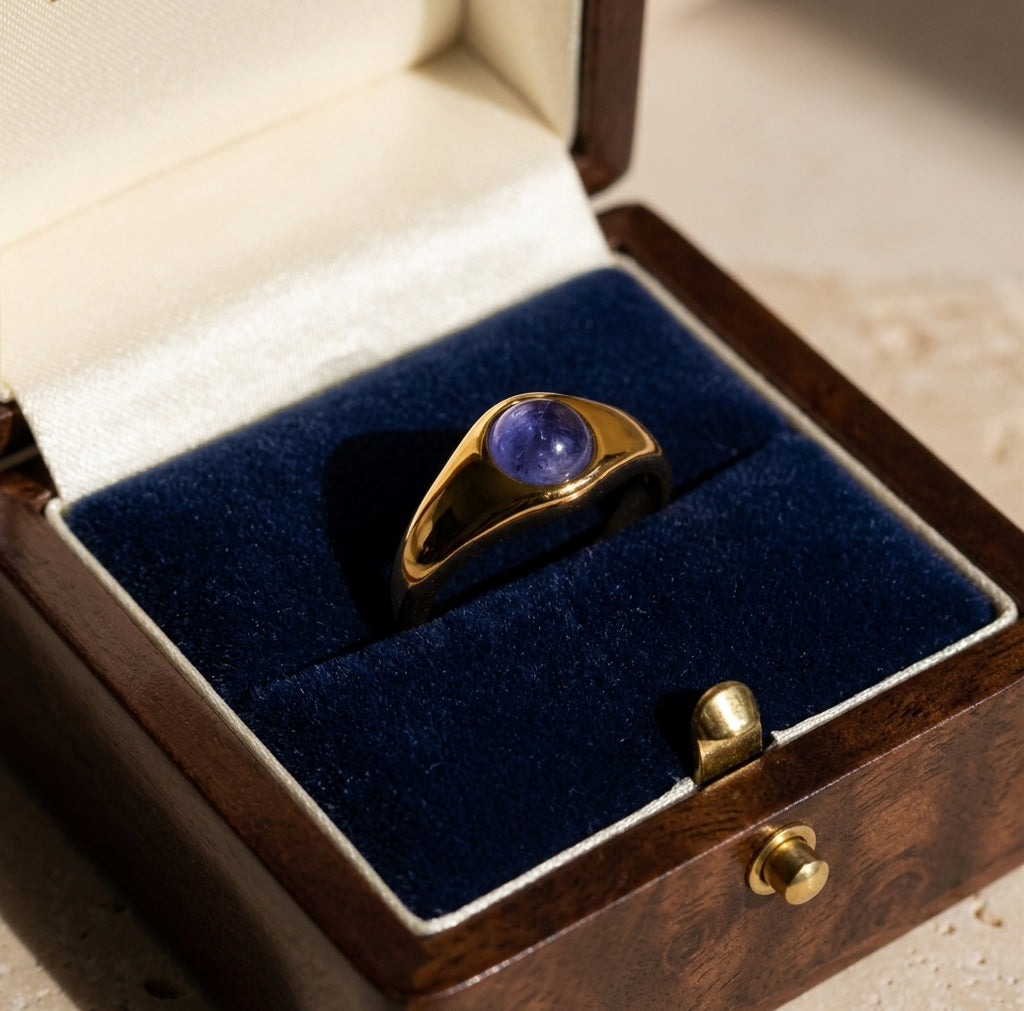 Adjustable Mood Signet Ring
