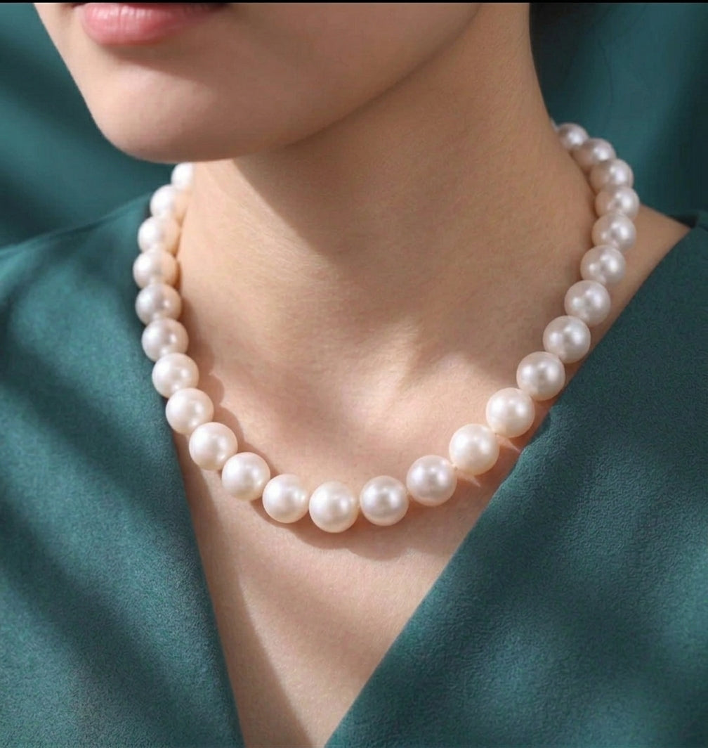 Freshwater Pearl Sterling Silver Necklace