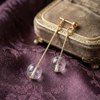 Birthstone Crystal Drop Earrings