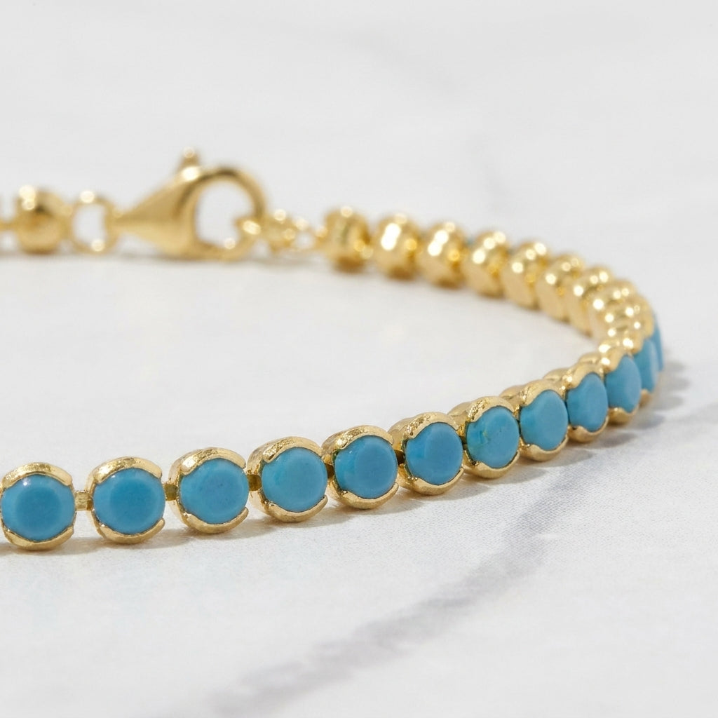 Turquoise Tennis Bracelet