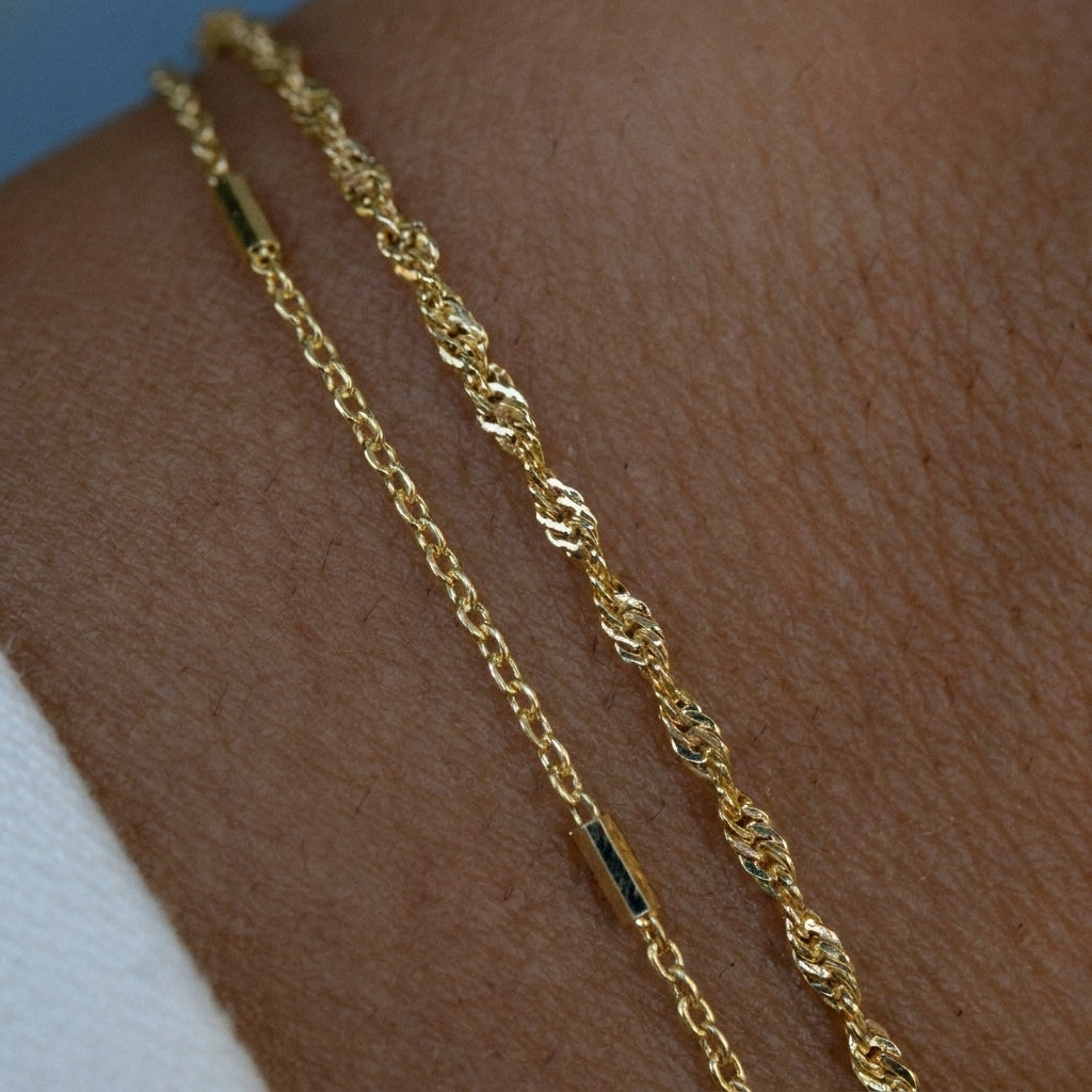 Delicate Bracelets  Gold Silver