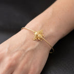 Bumble Bee Gold Bangle Bracelet