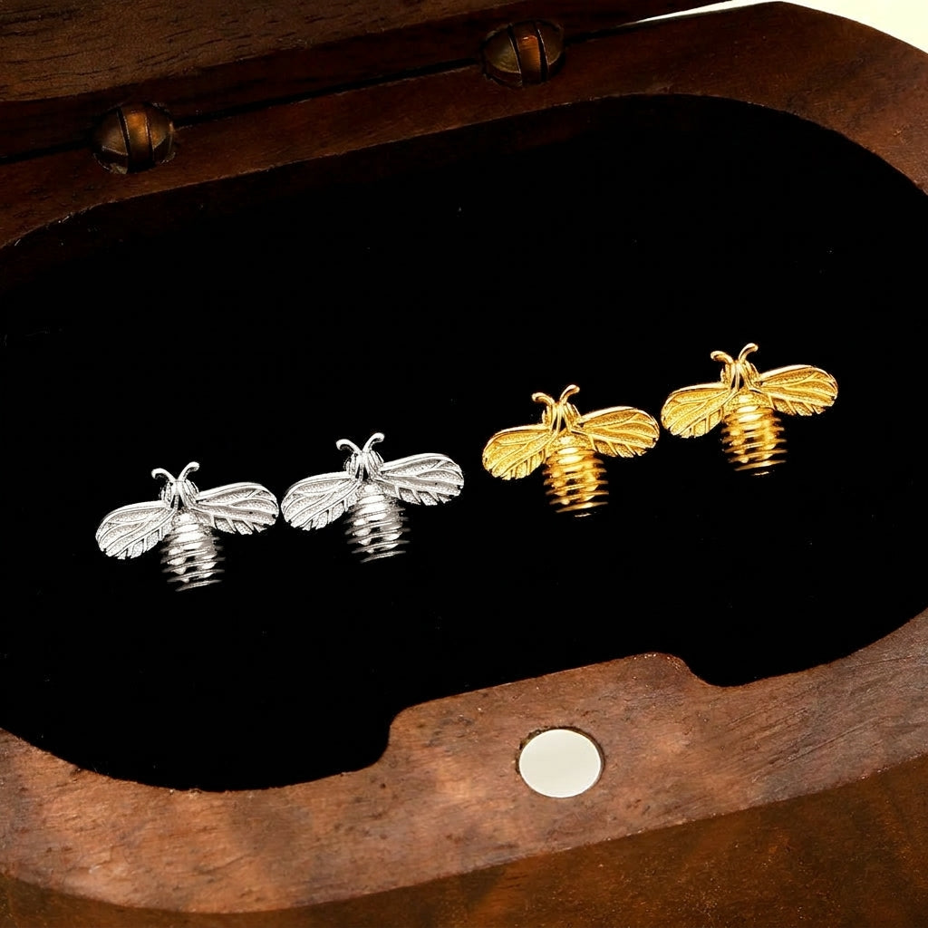 Honey Bee Stud Earrings