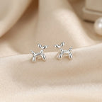 Balloon Dog Stud Earrings