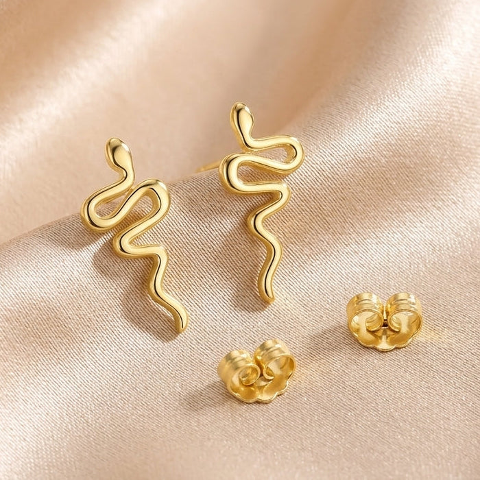 Snake Stud Earrings