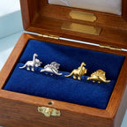 Mismatched Dinosaur Stud Earrings