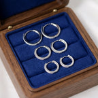 Minimalist CZ Huggie Hoop Earrings