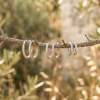 Minimalist CZ Huggie Hoop Earrings
