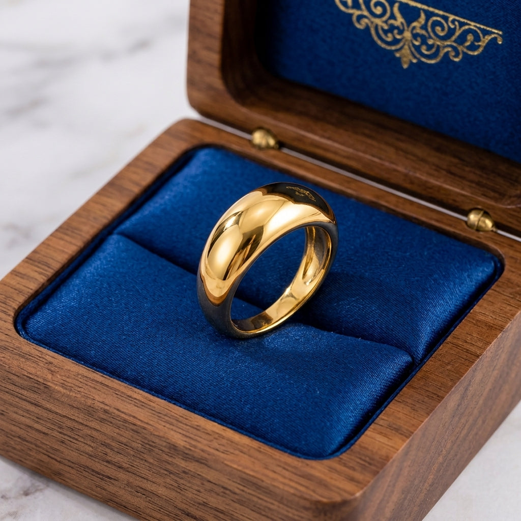 Dome Minimalist Ring