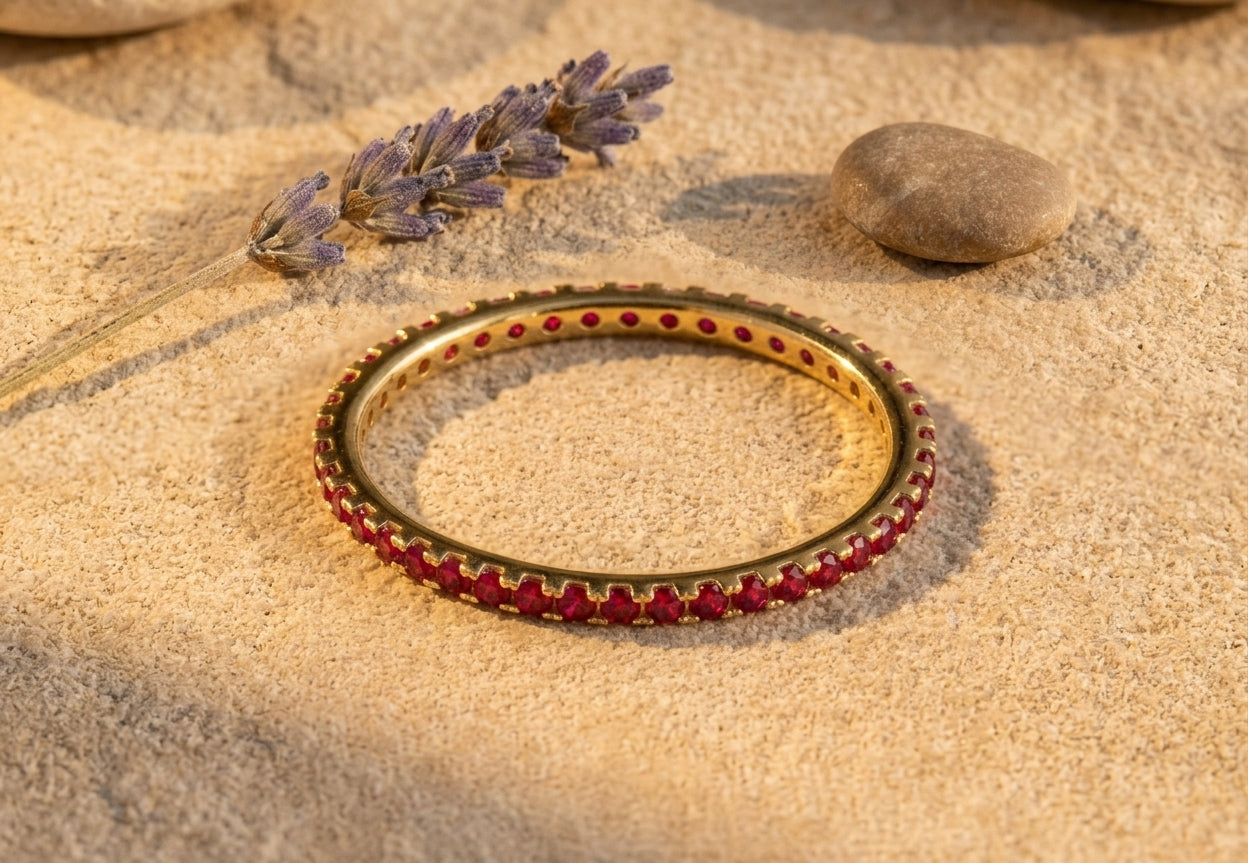 Birthstone Eternity Ring