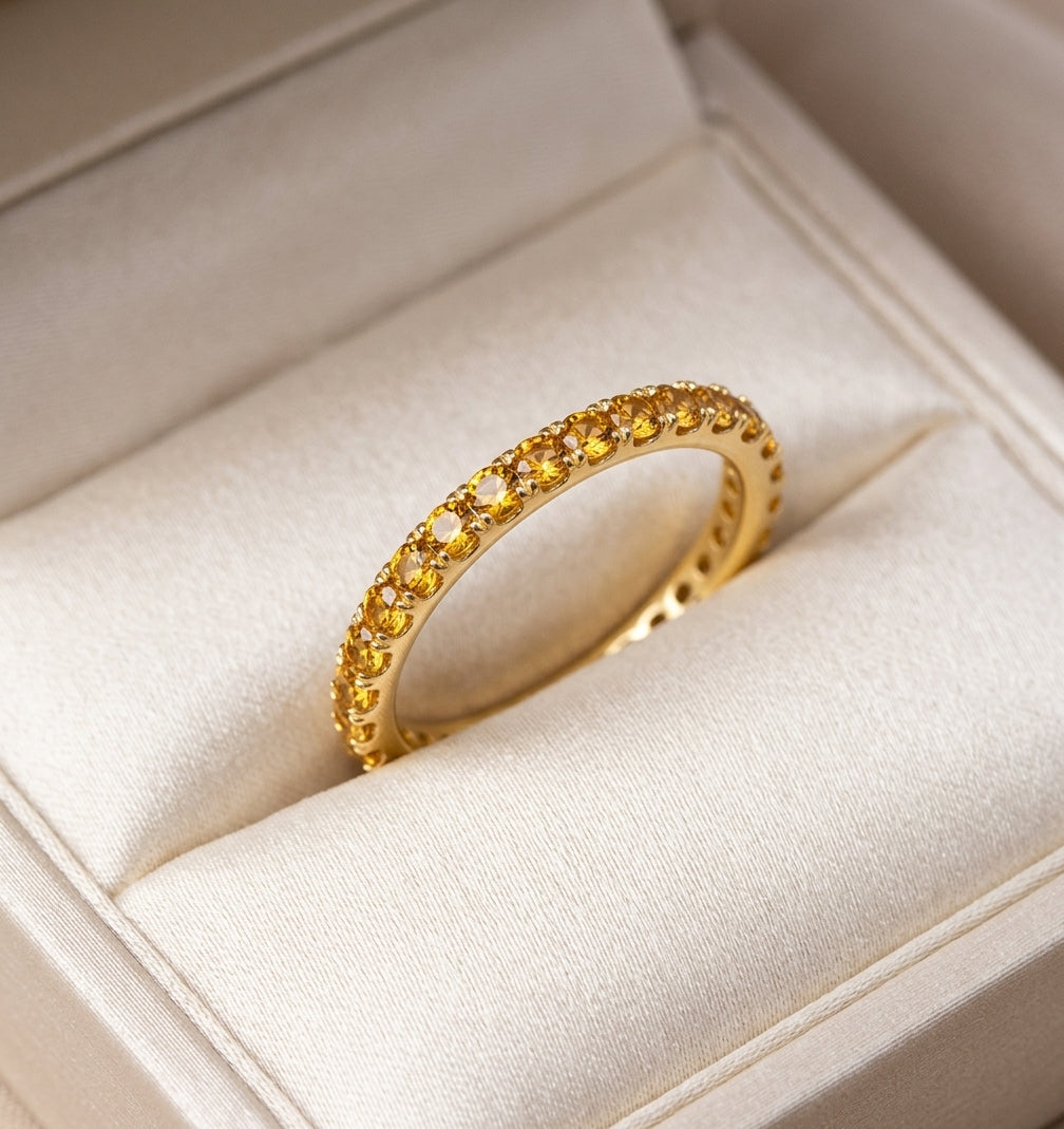 Birthstone Eternity Ring