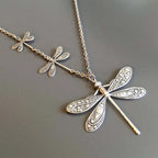 Vintage Dragonfly Necklace – Symbol Of Change, Light & Freedom