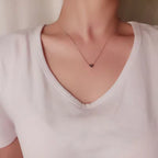 Minimalist Heart Pendant Necklace