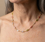 Isabella Multicolor Cz Stone Necklace
