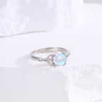 Celtic Knot Moonstone Ring