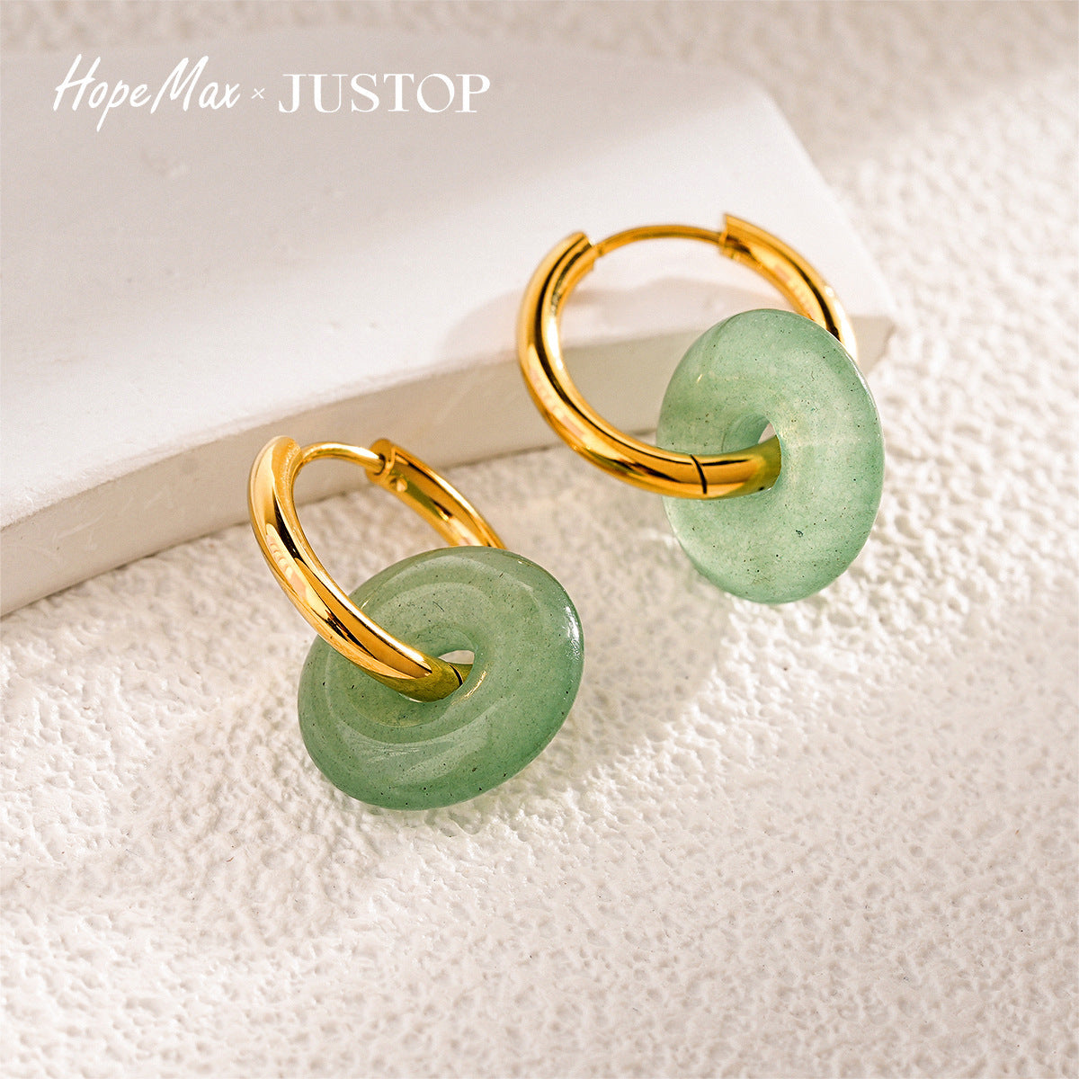Delicate Artisan Gold Earring