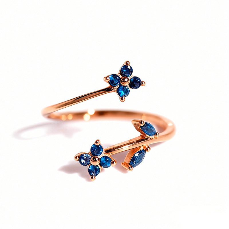Something Blue Adjustable Ring