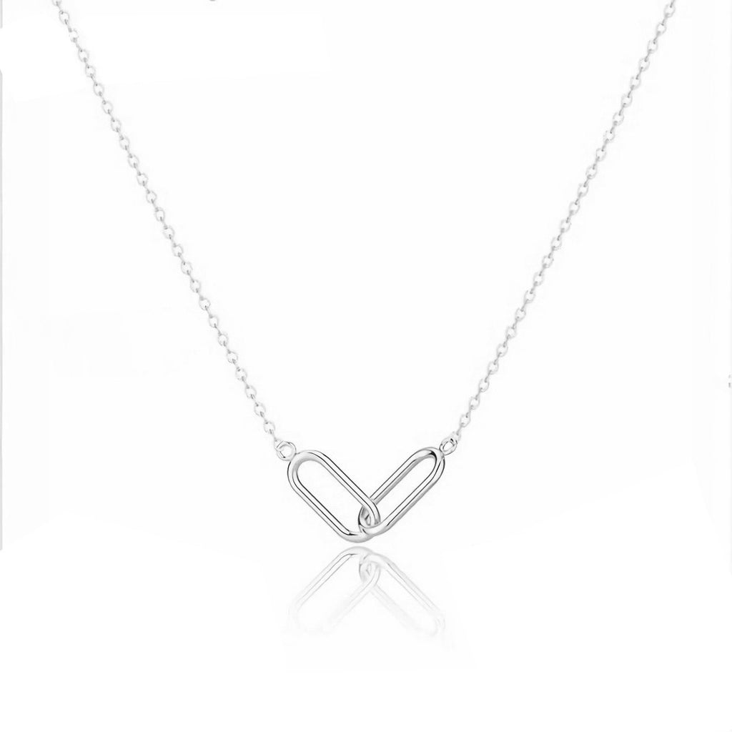 Linked Pendant Infinity Necklace