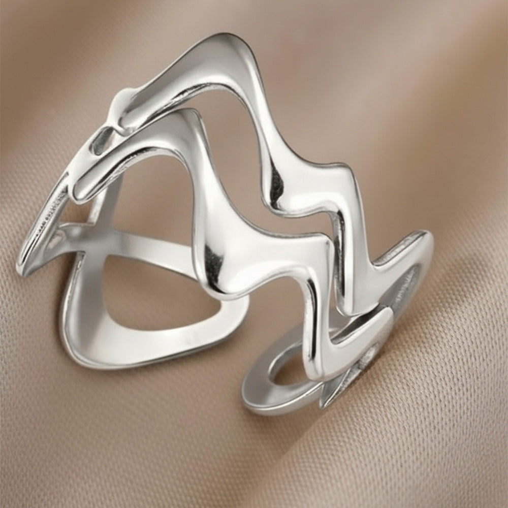 Delicate Artisan Gold Ring
