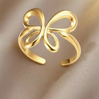 Delicate Artisan Gold Ring